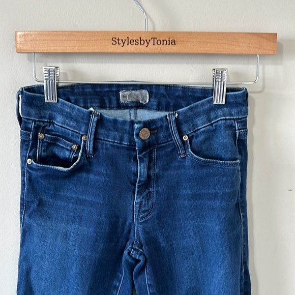 MOTHER The Looker Body Electric Blue
Stretch Denim Jean Sz 25 - Picture 4 of 16